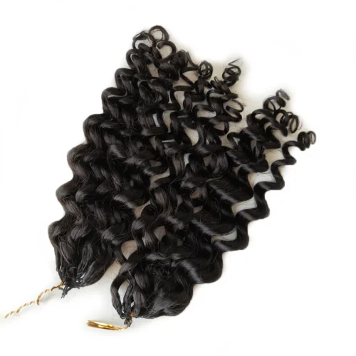 human curly crochet hair