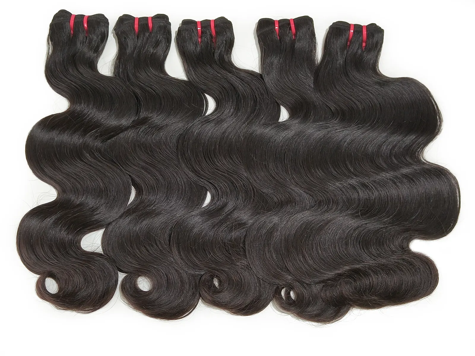 Super Double Drawn Hair Body Wave Raw Hair Bundles