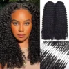 Kinky Curly Crochet Human Hair Extensions
