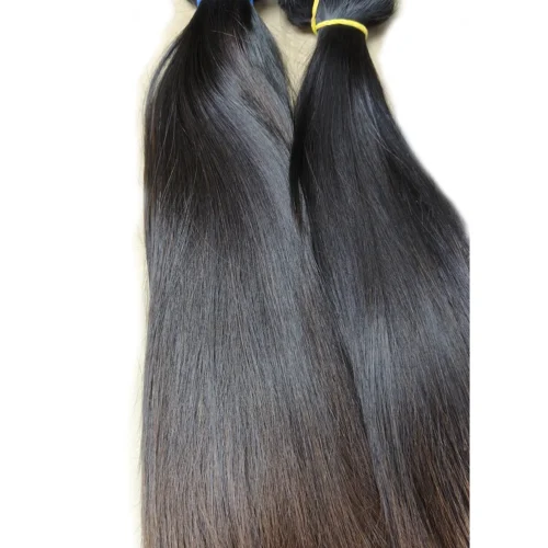 raw double drawn straight brown human hair bundles