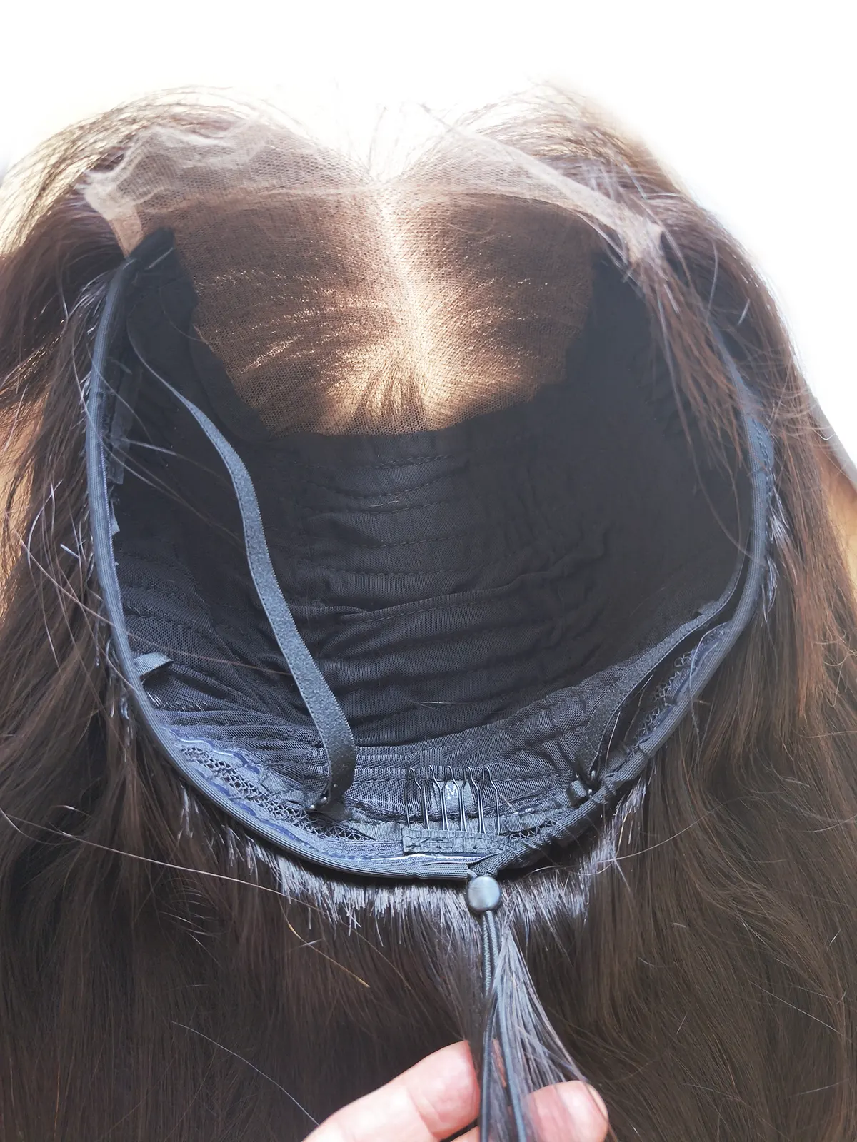 5x5 HD Closure Drawstring Wig – Double Drawn Raw Human Hair 4 5x5 HD Closure Drawstring Wig – Double Drawn Raw Human Hair - Image 4
