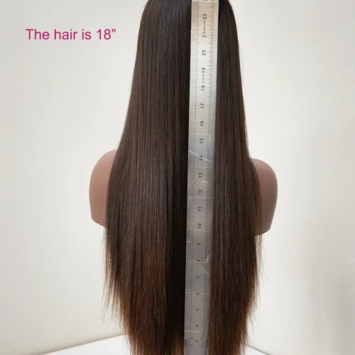 Alternative view of 5x5 HD Closure Drawstring Wig – Double Drawn Raw Human Hair