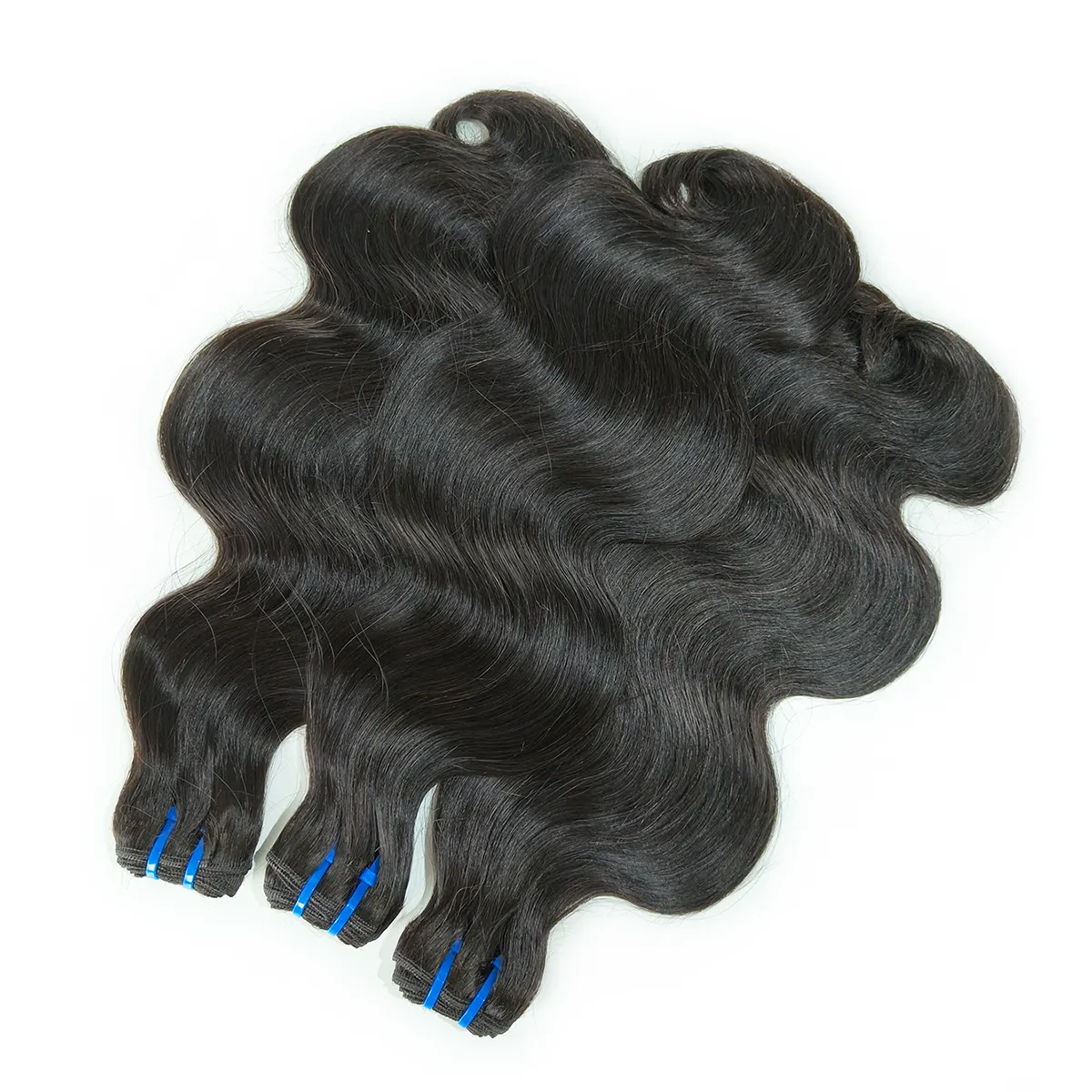 Double Drawn Remy Body Wave Hair Bundles | Natural Color 2 Double Drawn Remy Body Wave Hair