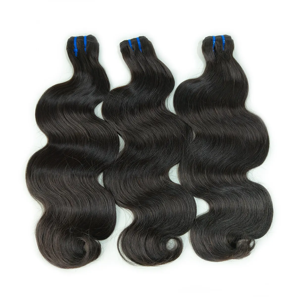 Double Drawn Remy Body Wave Hair Bundles | Natural Color 4 Double Drawn Remy Body Wave Hair