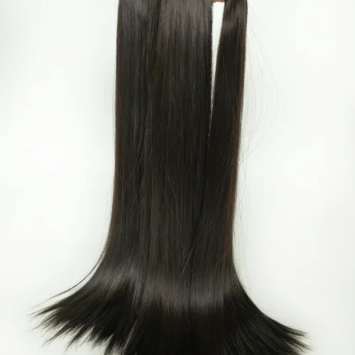 Premium Double Drawn Remy Straight Hair Extensions – 100% Human Hair Natural Color 6 Double Drawn Remy Straight Hair Weave
