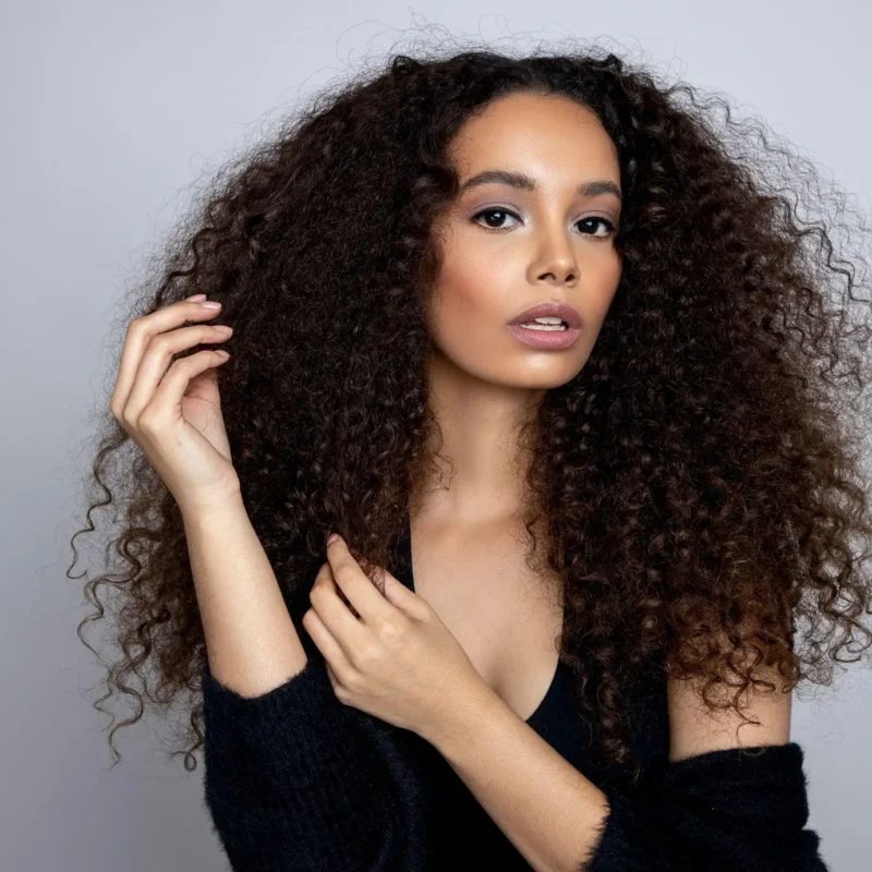 why curly human hair dry out faster